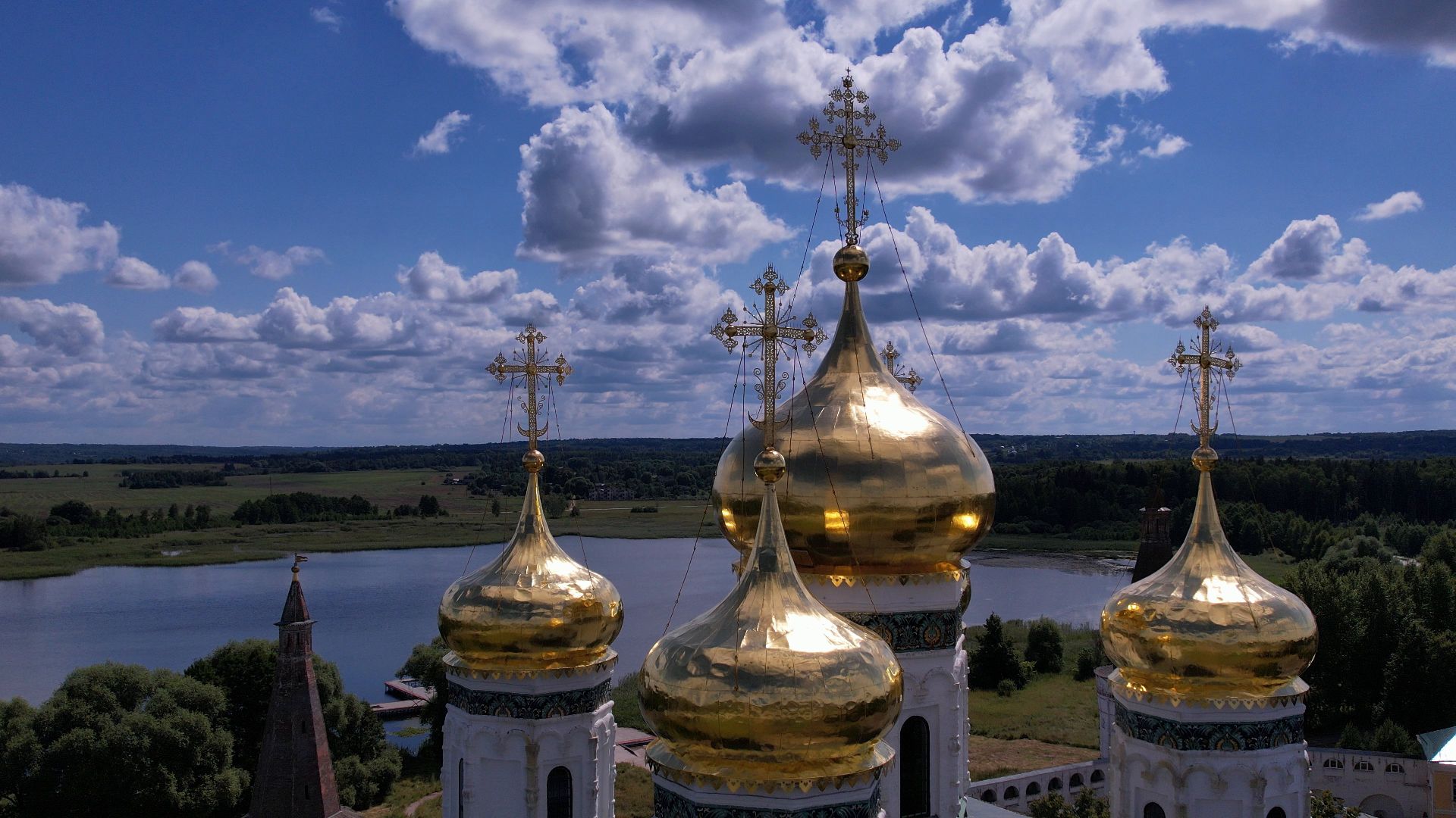 видео с коптера,