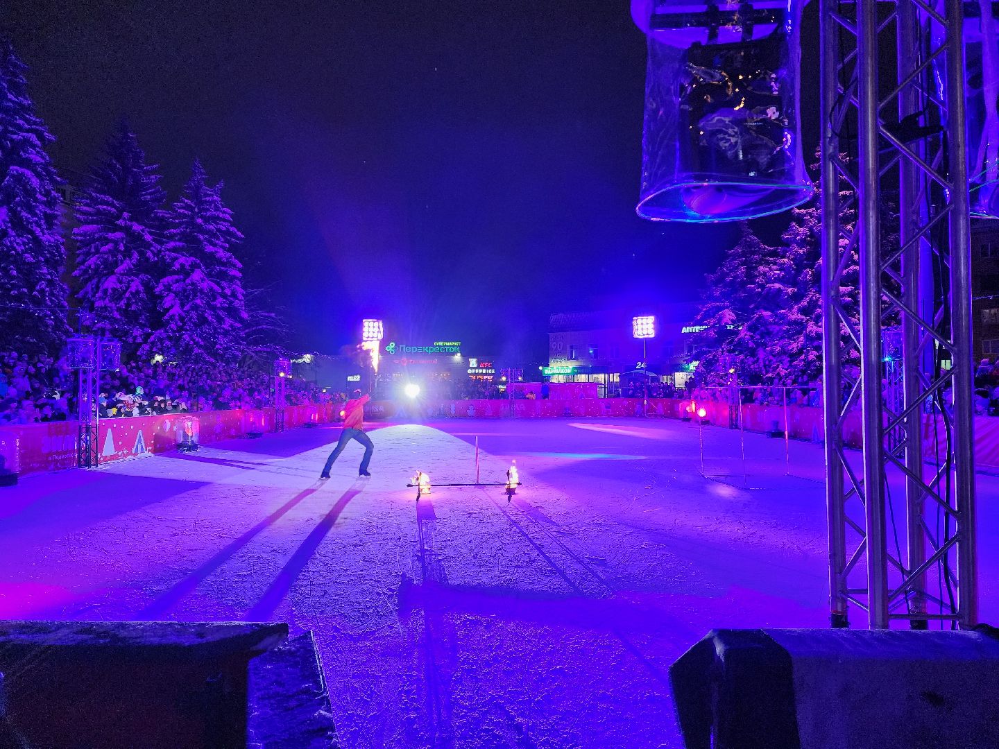 раменское, культура, открытие центрального катка в Раменском, ледовое шоу Ильи Авербуха,