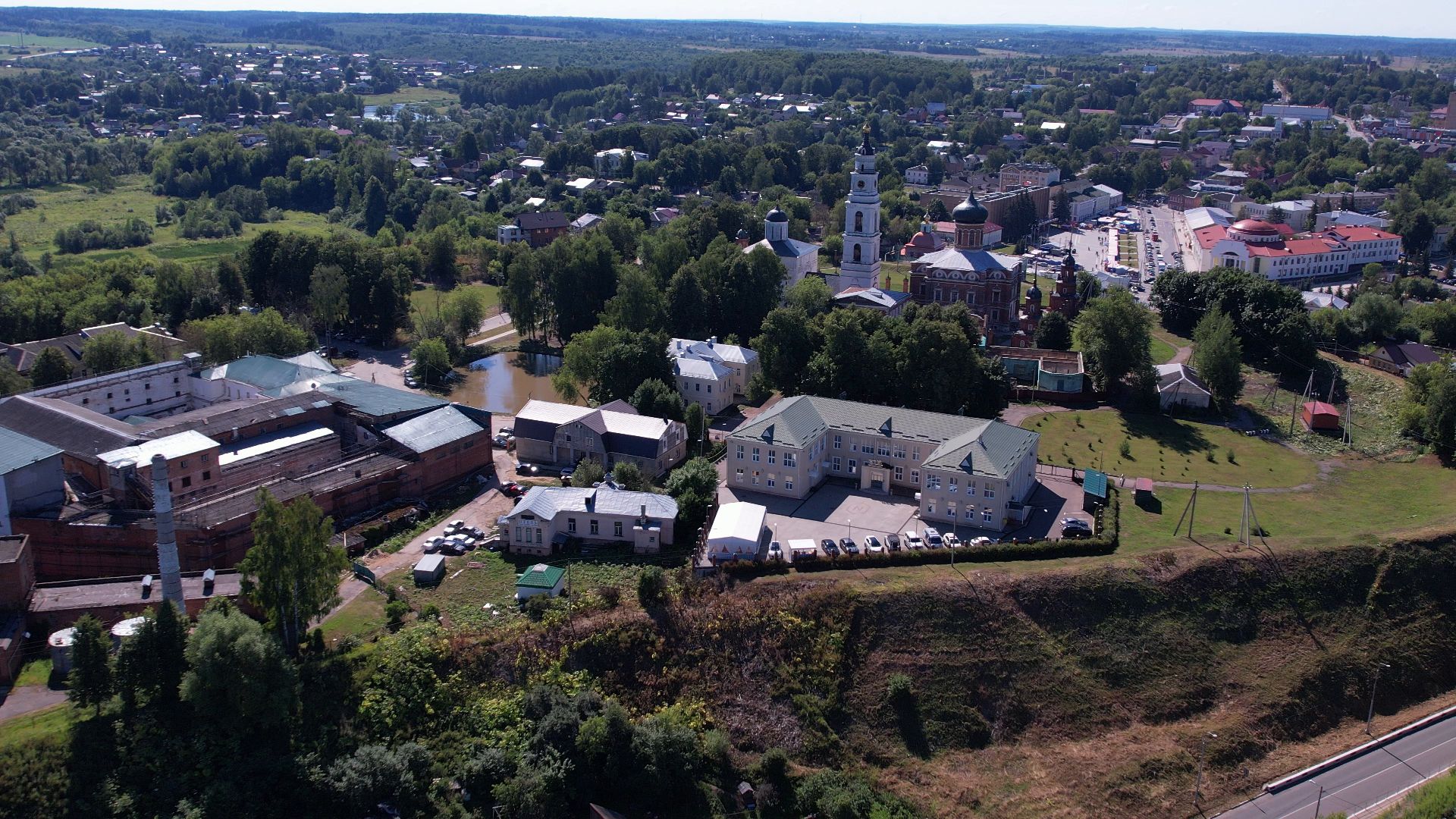 видео с коптера,