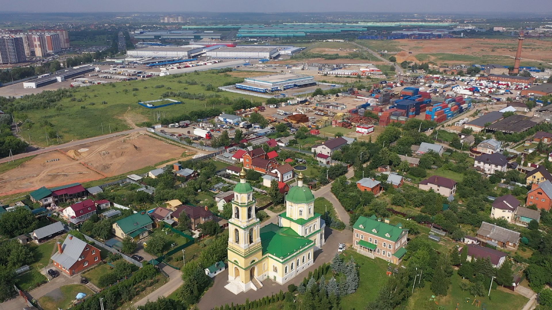 видео с коптера,