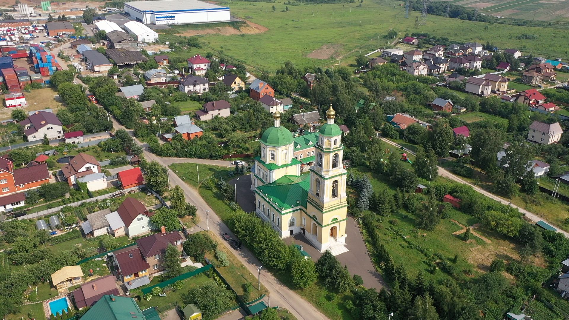 видео с коптера,