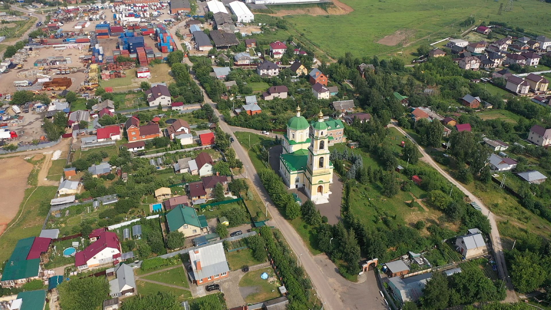 видео с коптера,