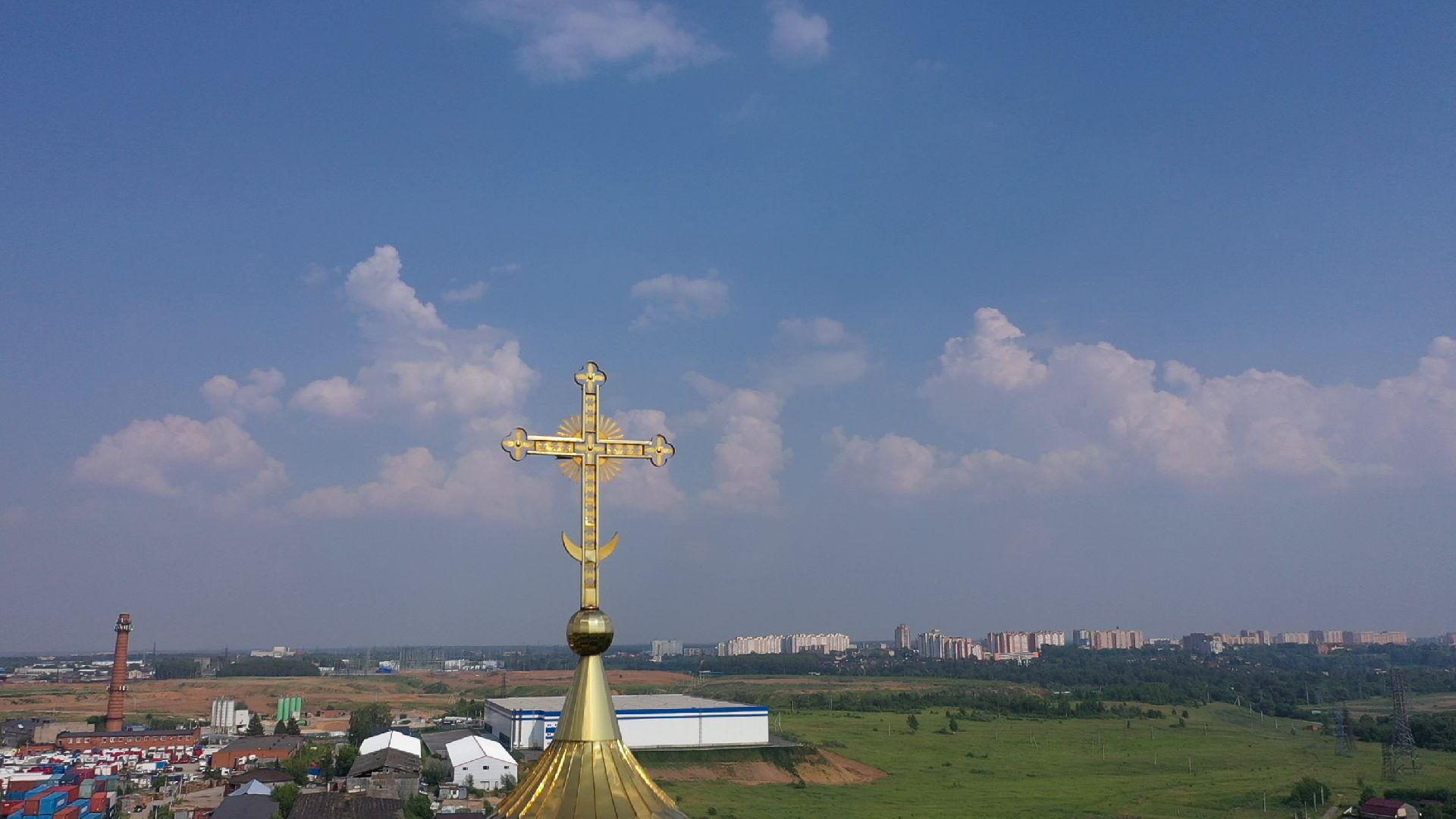 видео с коптера,