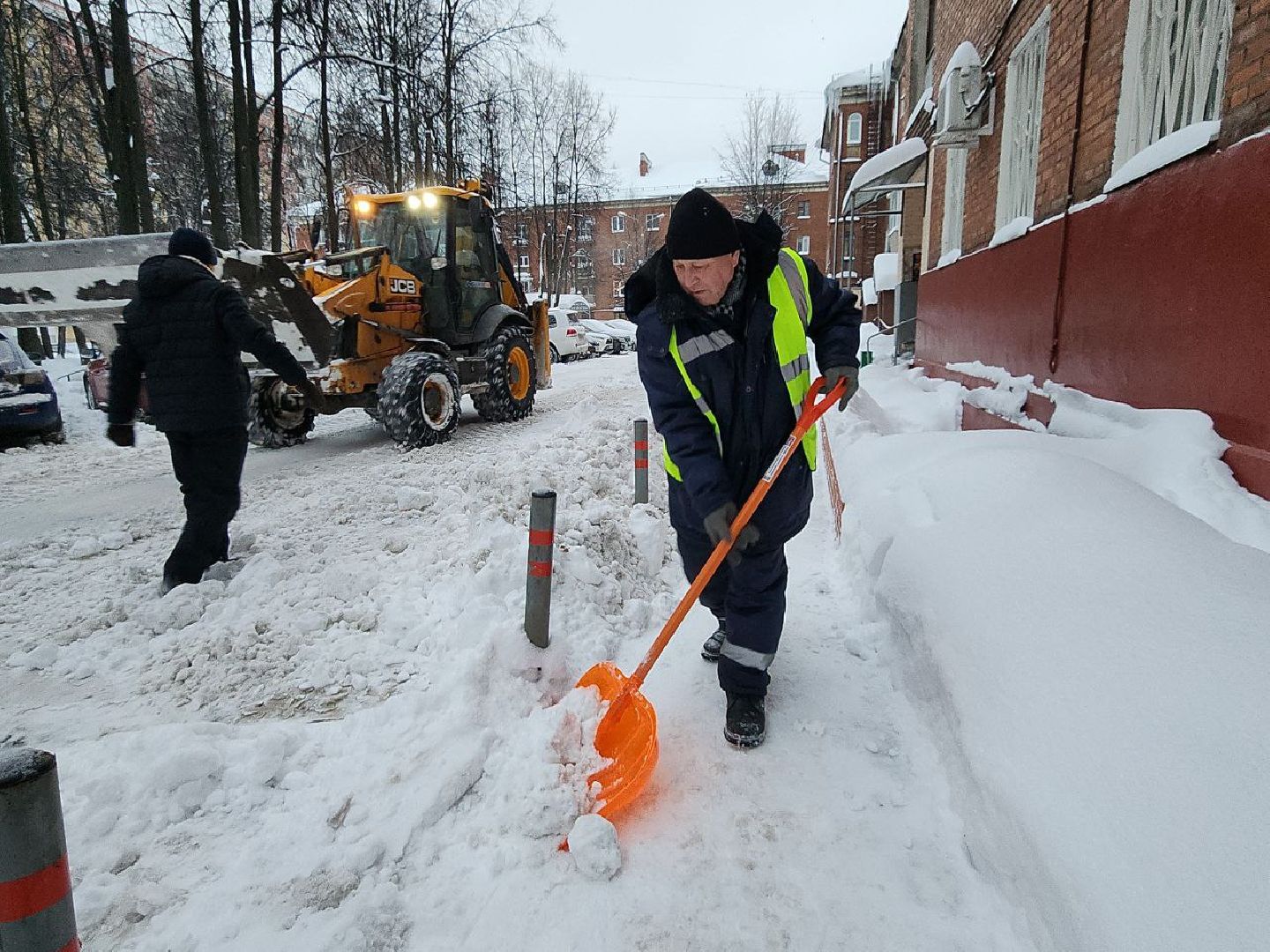 погода, коммунальные служба, непогода, циклон ваня, видное,