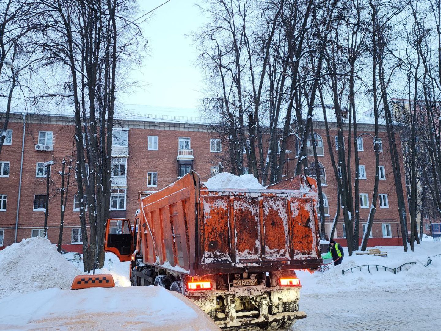 погода, коммунальные служба, непогода, циклон ваня, видное,