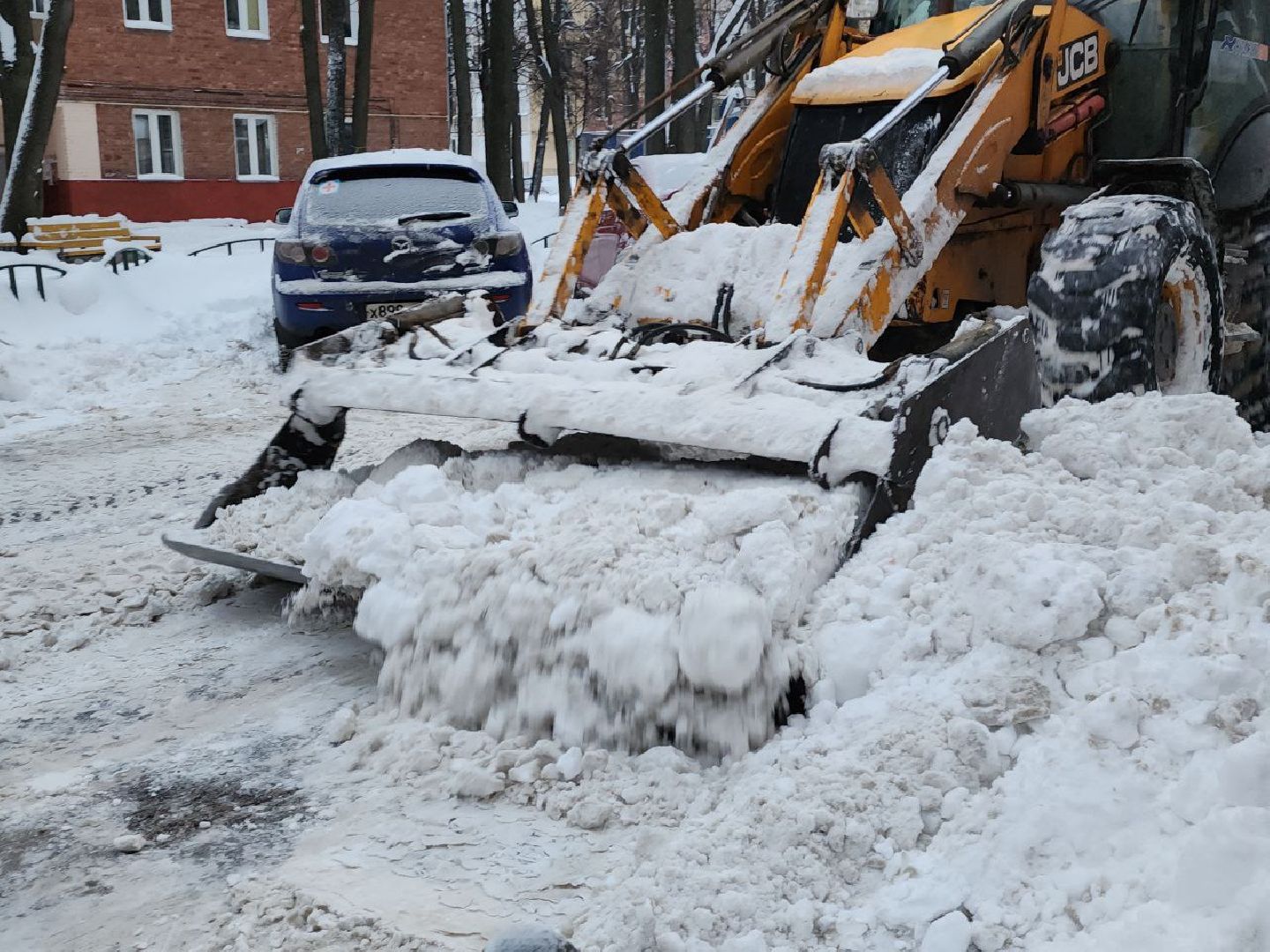 погода, коммунальные служба, непогода, циклон ваня, видное,
