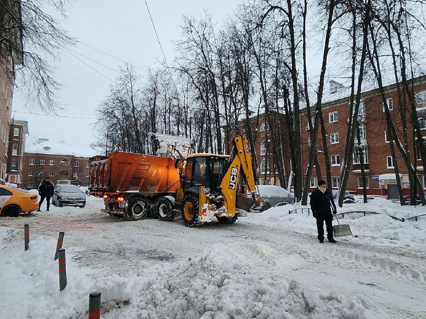 погода, коммунальные служба, непогода, циклон ваня, видное,