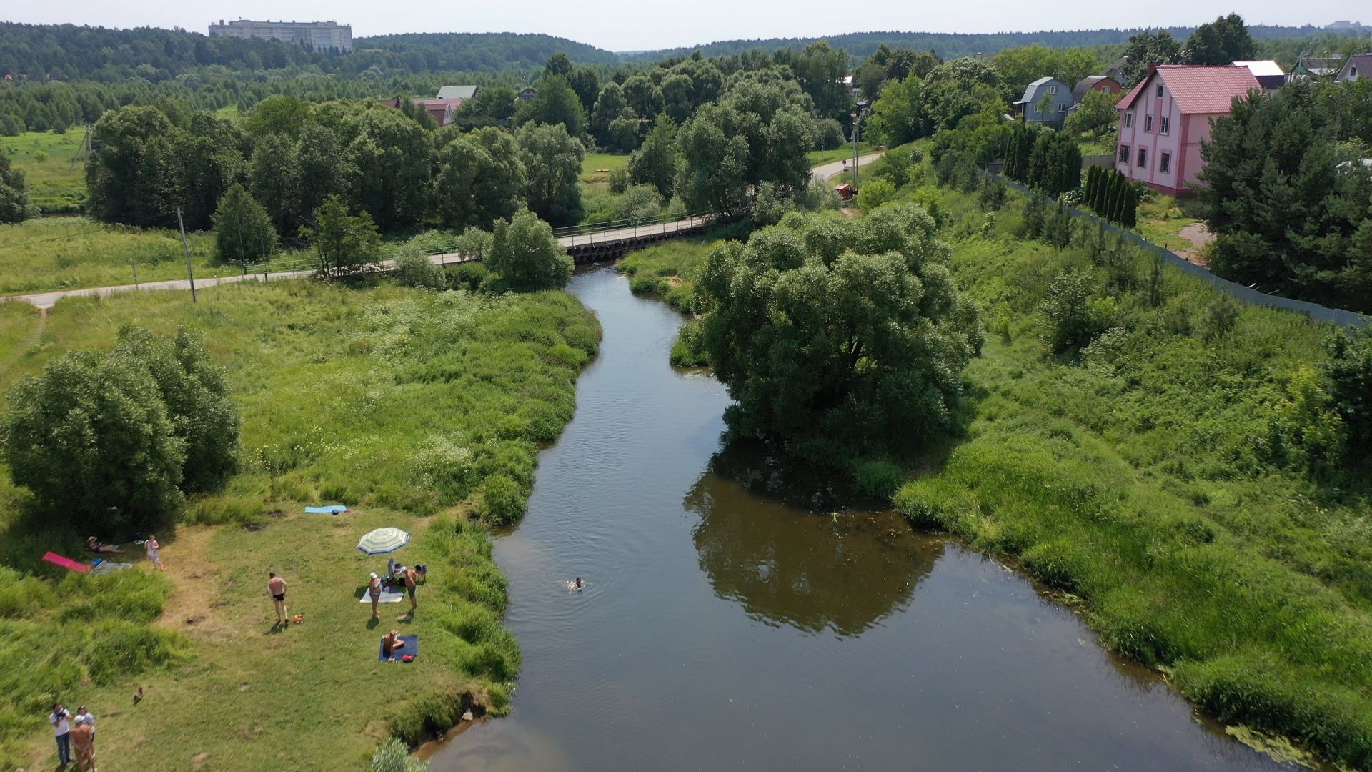 видео с коптера,