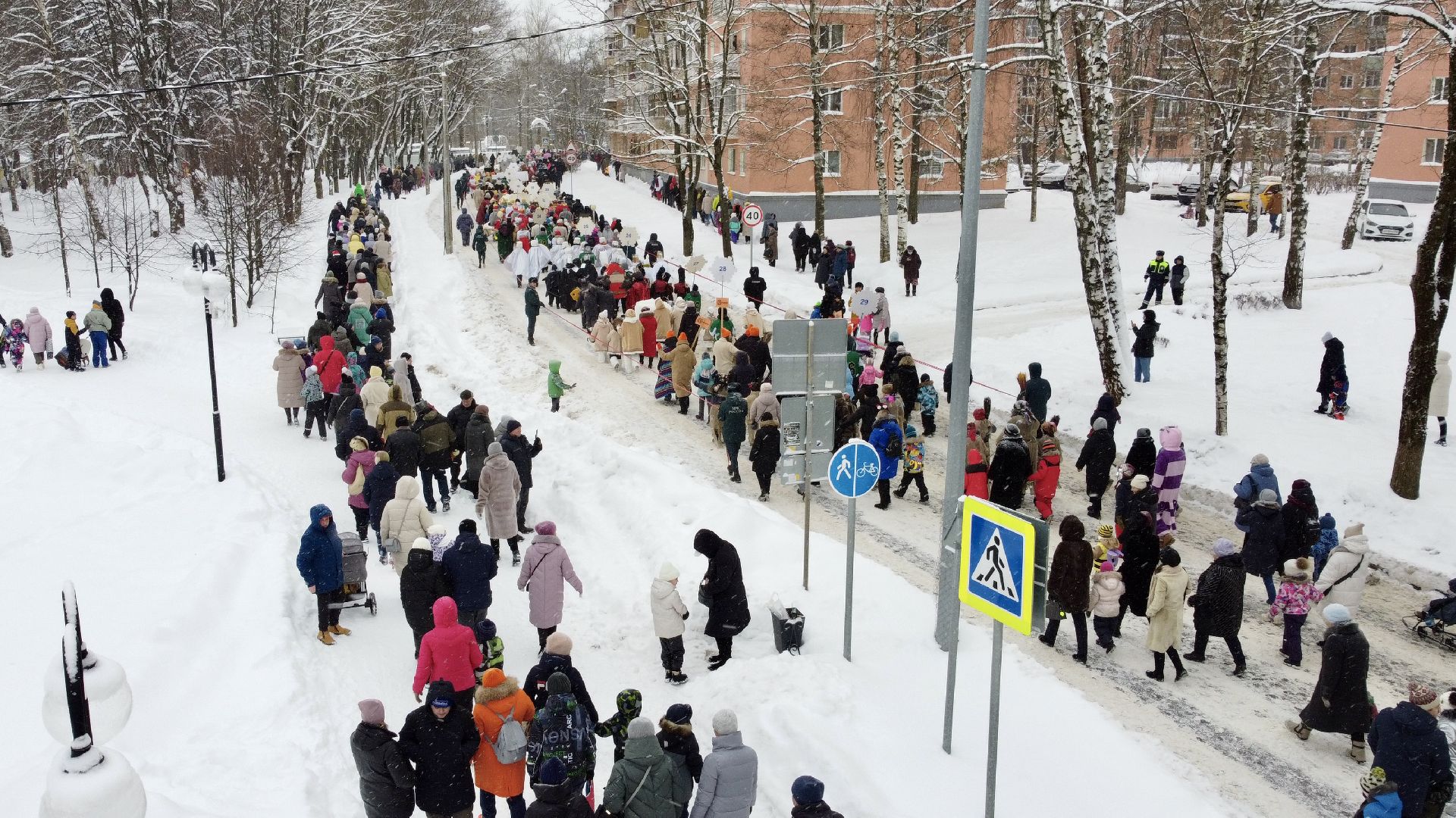 Клин, общество, культура, зима, карнавал, Дед Мороз,