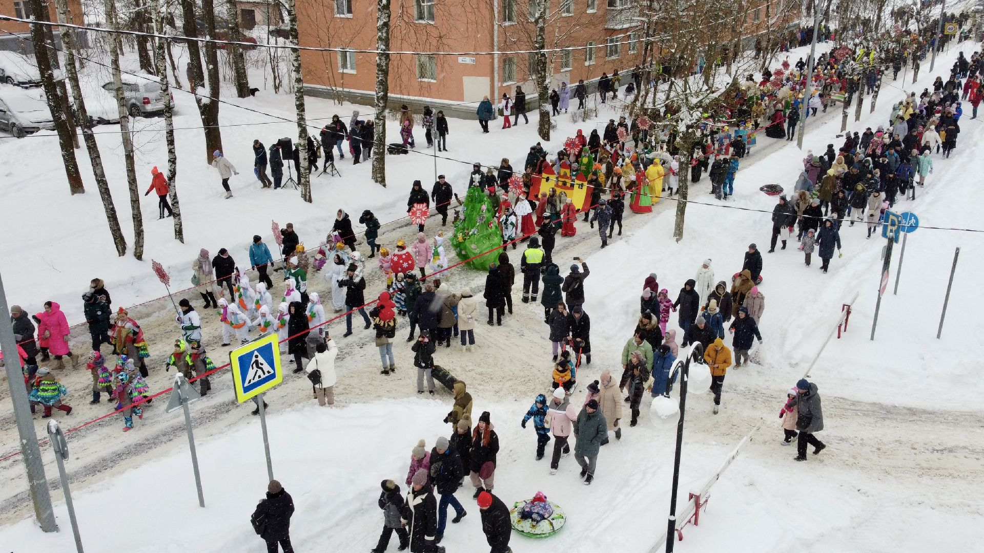 Клин, общество, культура, зима, карнавал, Дед Мороз,