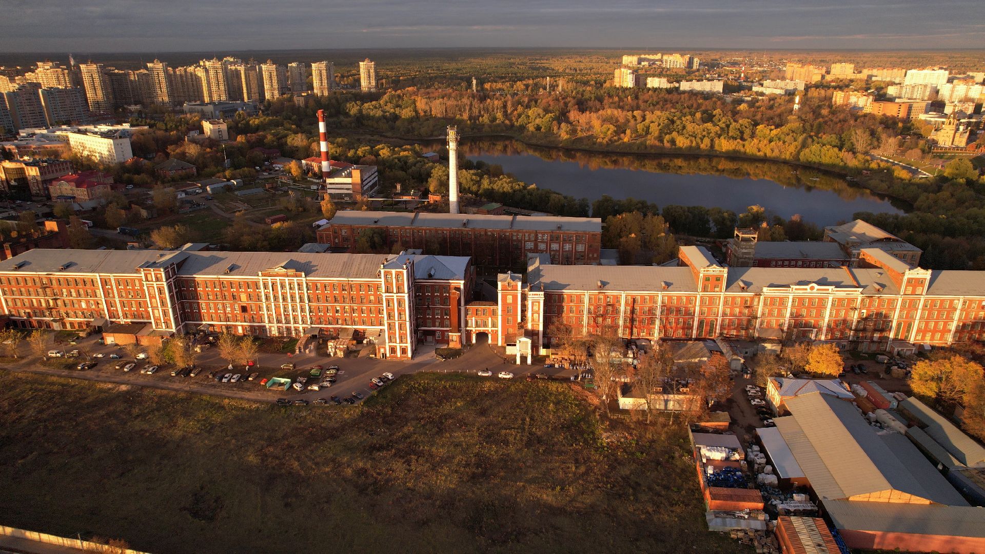 видео с коптера,