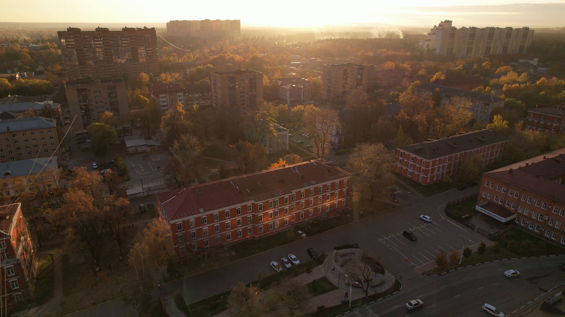 видео с коптера,