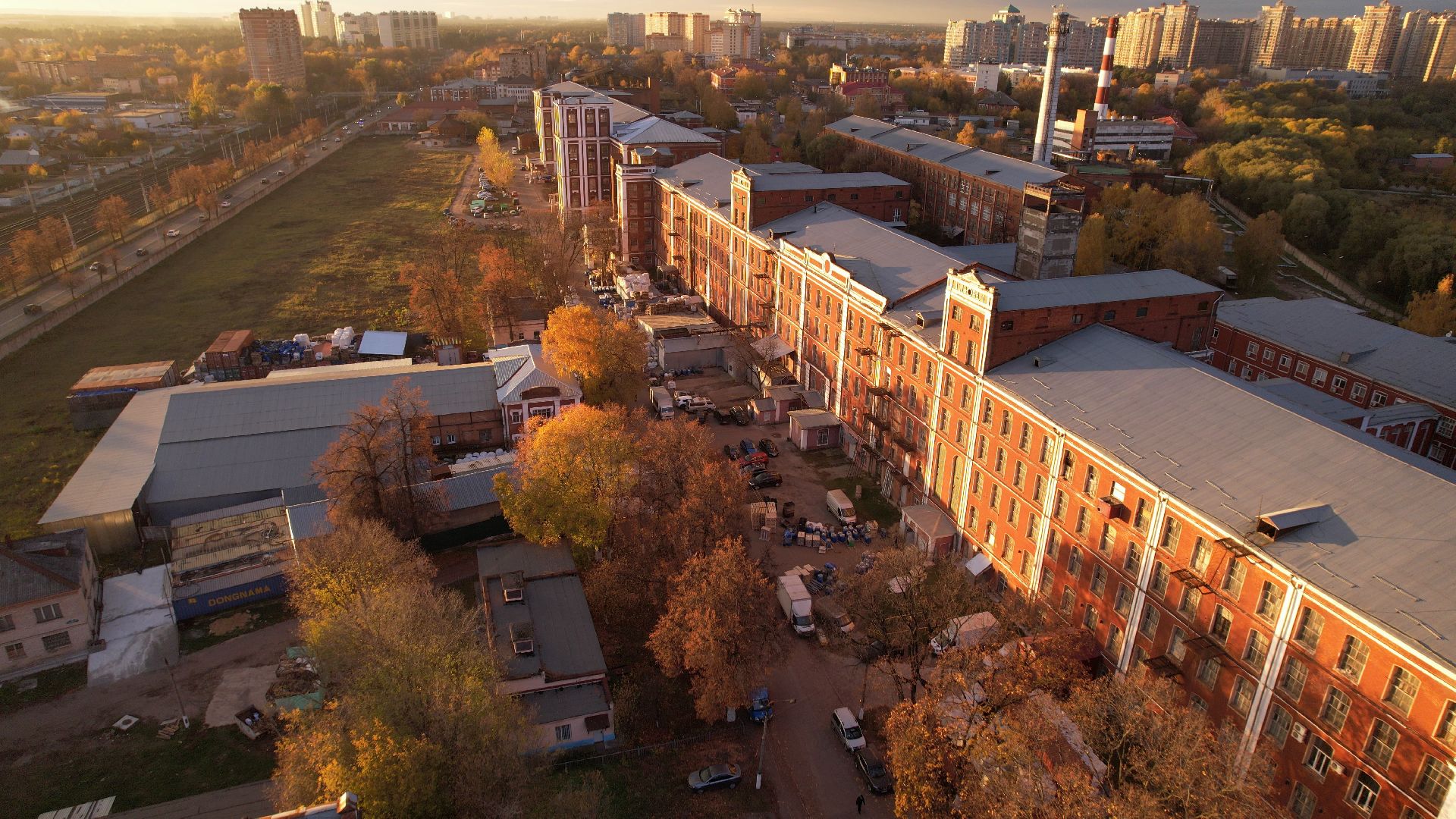 видео с коптера,