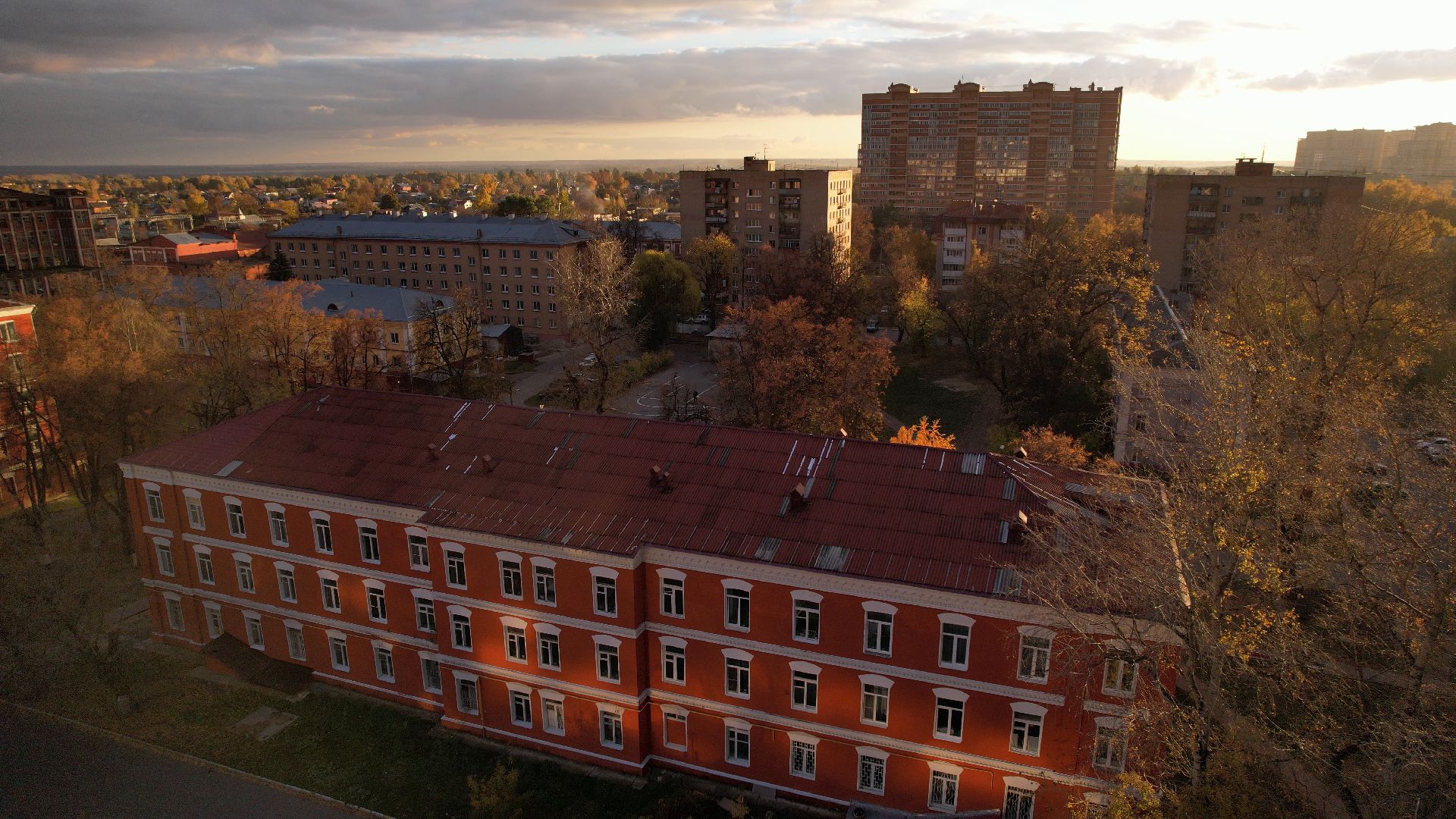 видео с коптера,