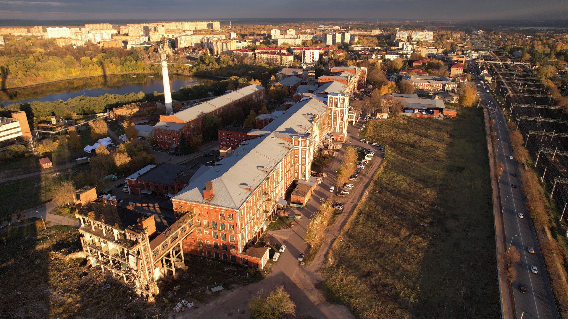 видео с коптера,