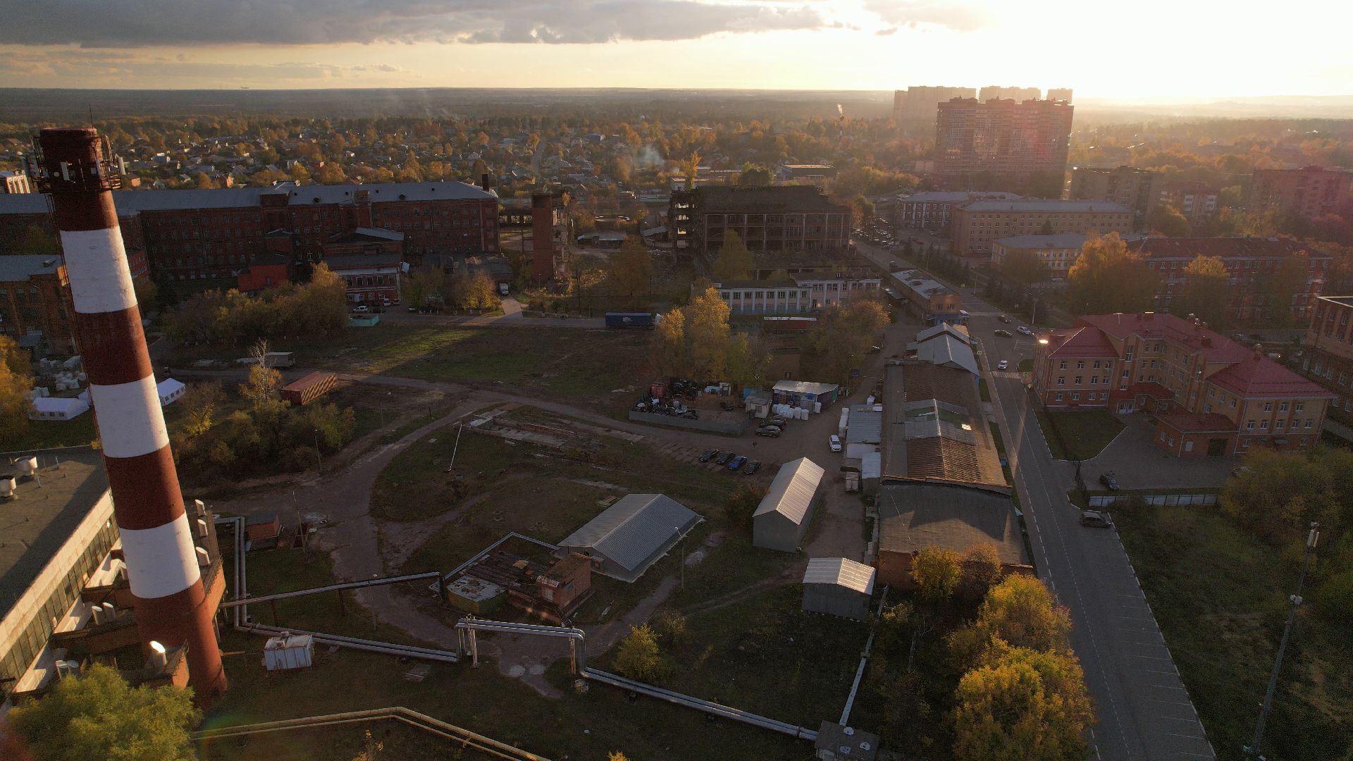 видео с коптера,