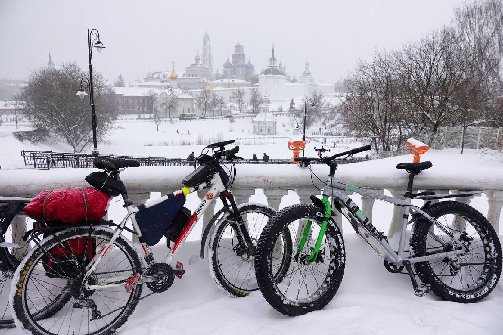 Сергиев Посад, Парад Дедом Морозов, Зима в Подмосковье, Праздник, Новый Год, Велопробег, Зимний велопробег, Праздничное настроение, Спорт, Здоровый образ жизни, Чудо,