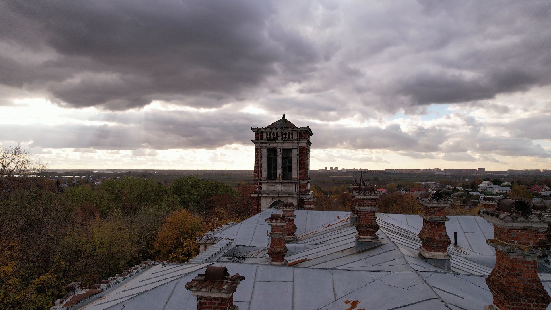 видео с коптера,