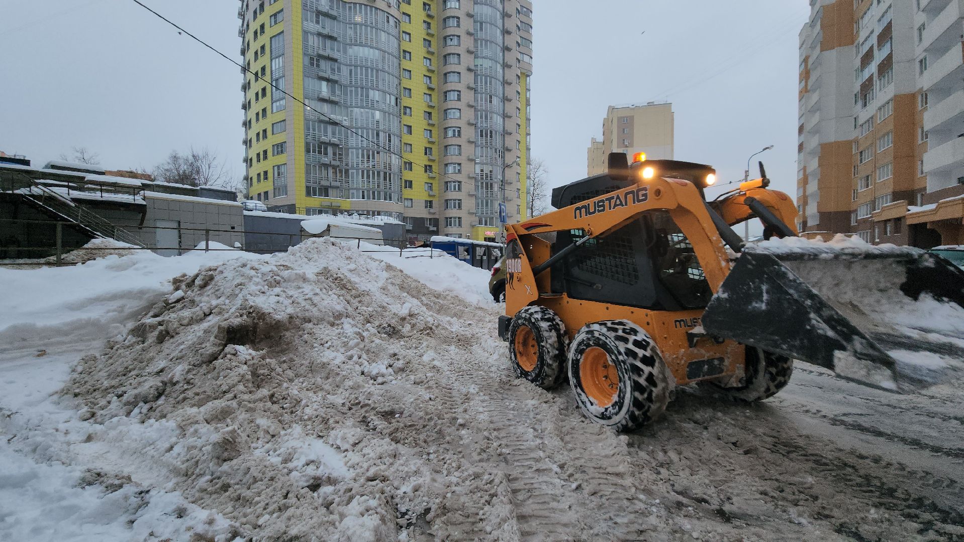 циклон ваня, городской округ пушкинский, уборка дворов, зима в подмосковье,