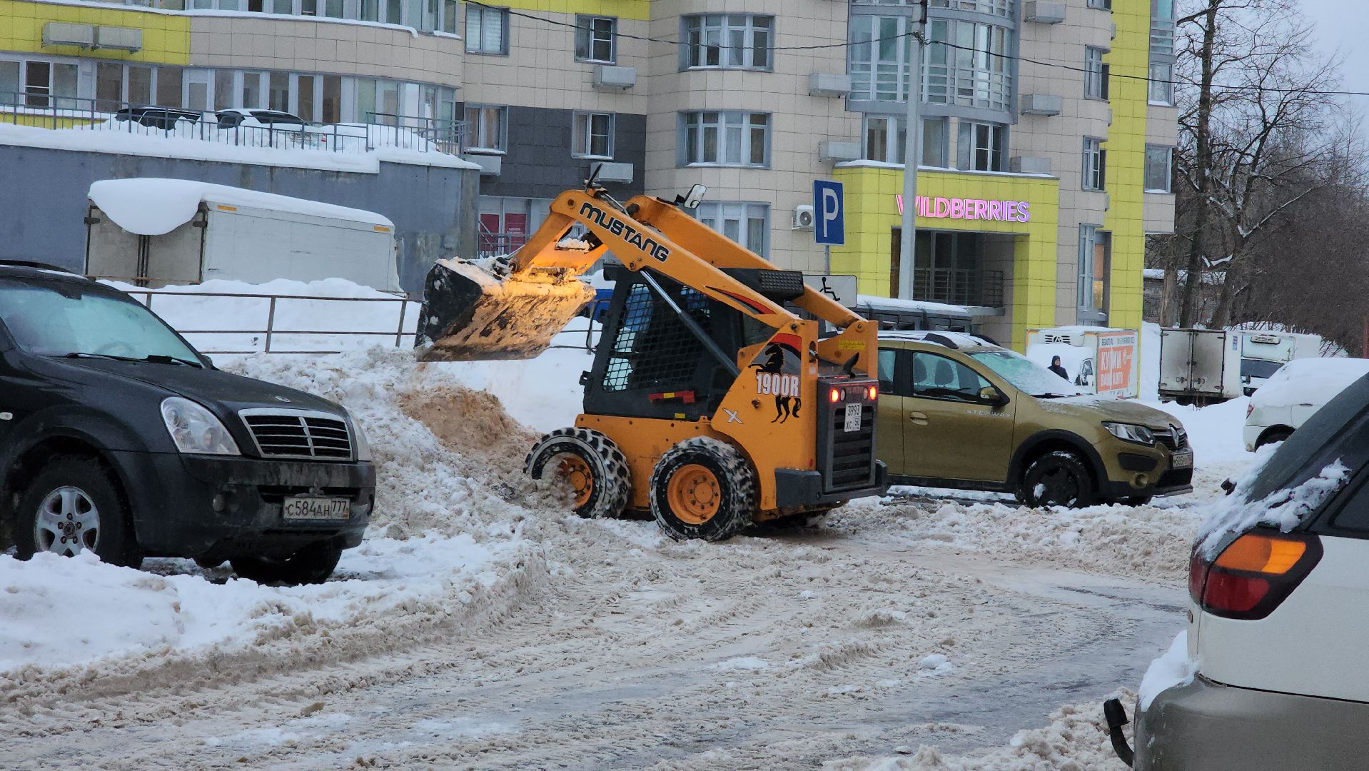 циклон ваня, городской округ пушкинский, уборка дворов, зима в подмосковье,