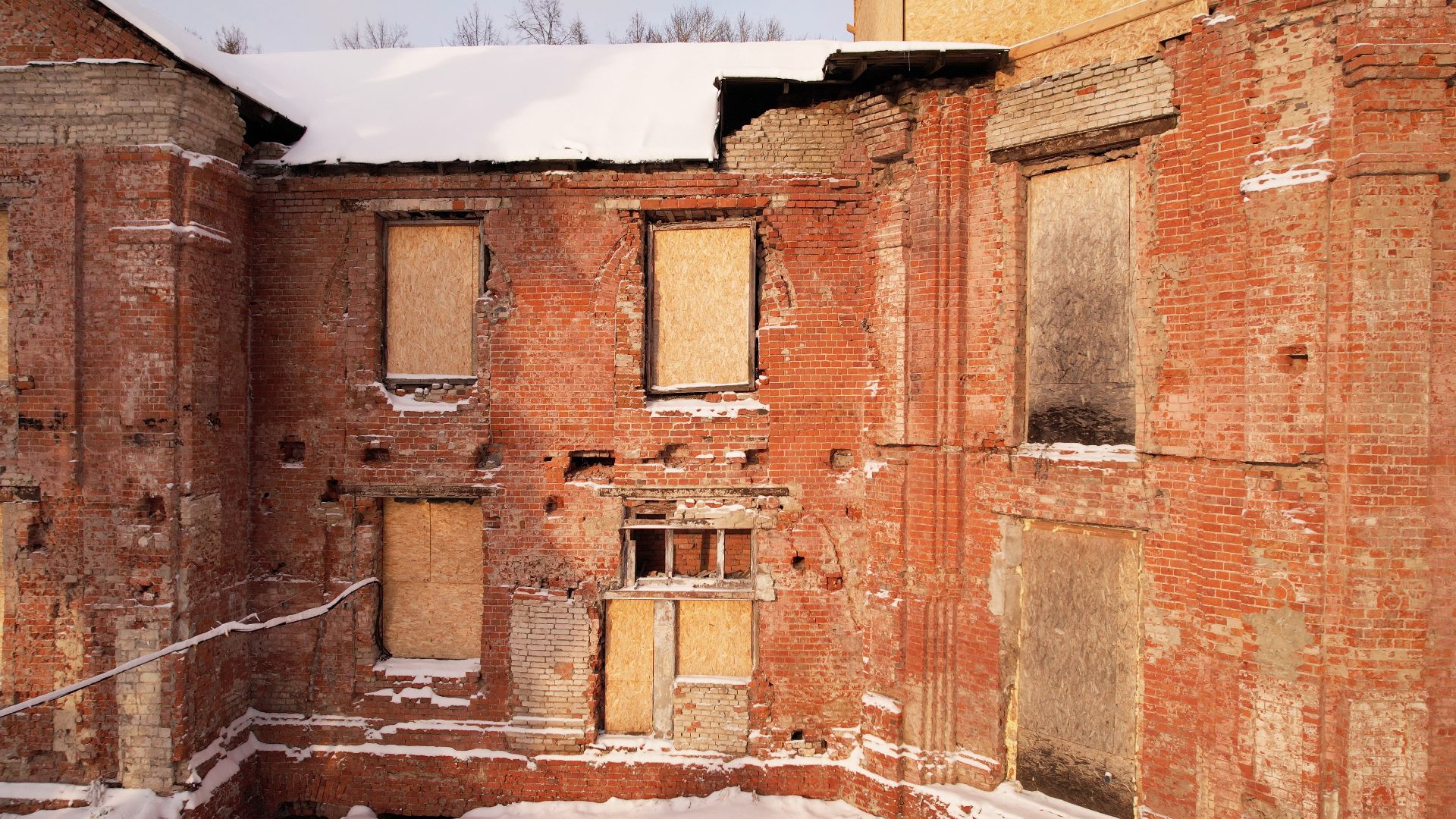 видео с коптера,