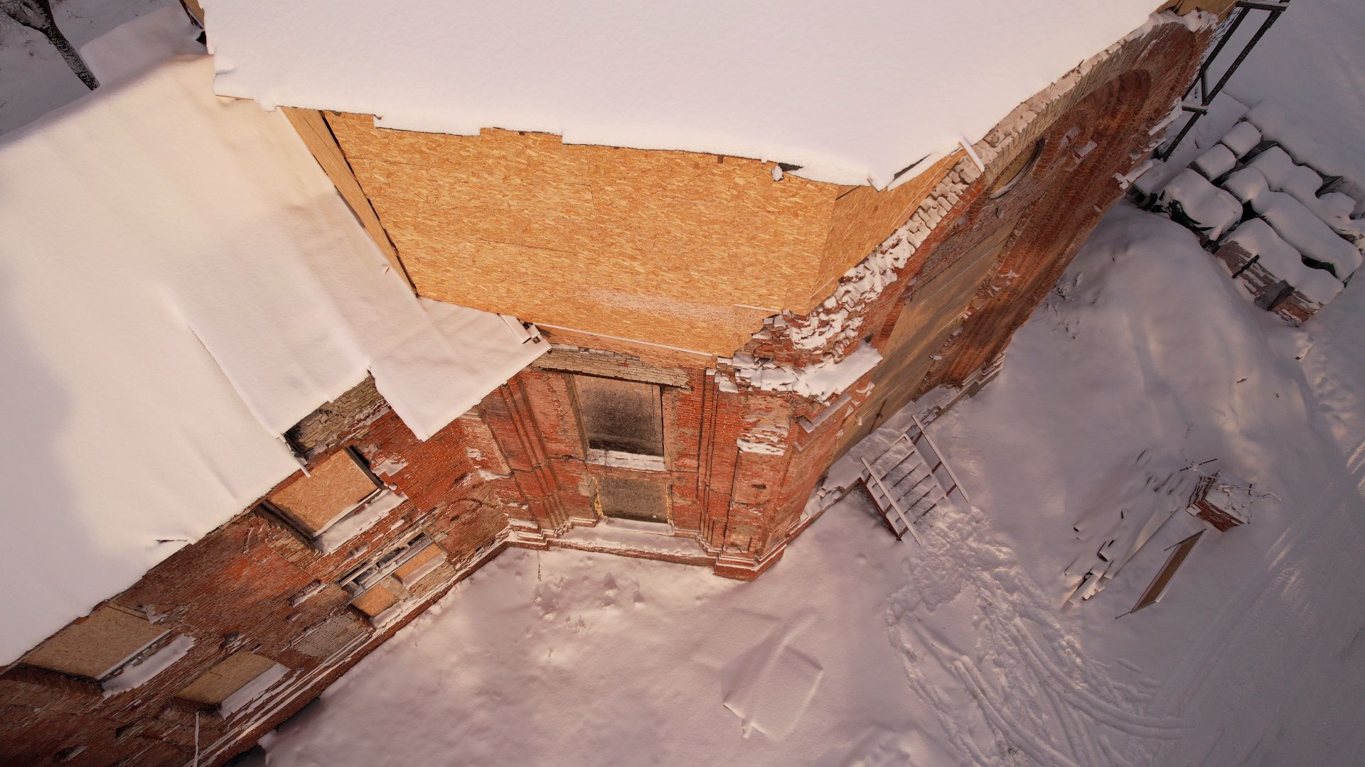 видео с коптера,