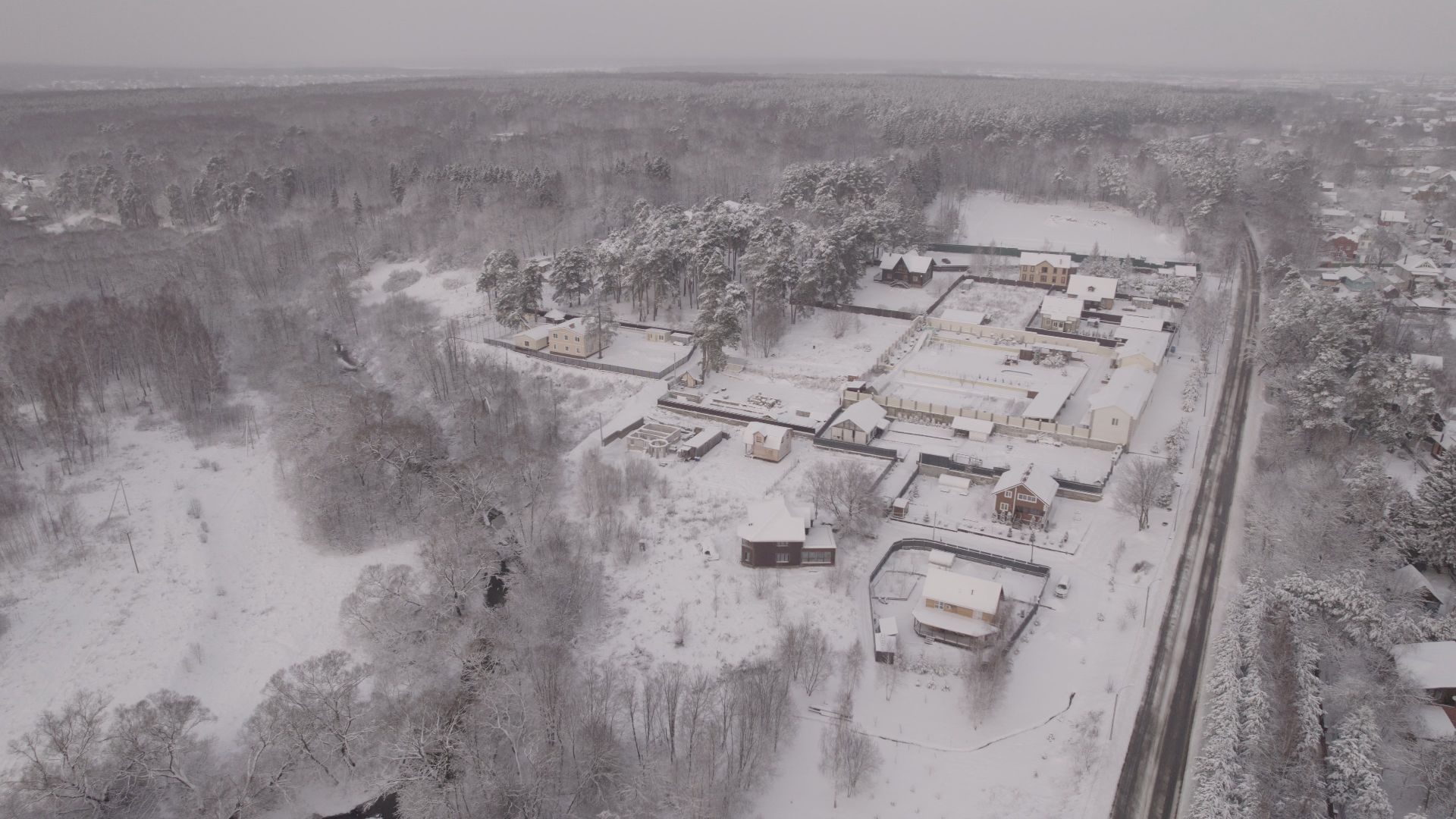 видео с коптера,