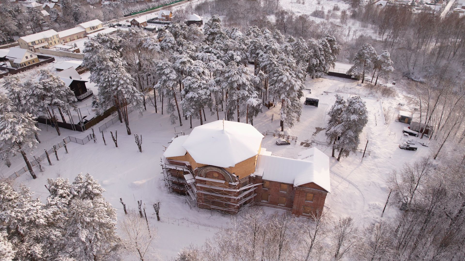 видео с коптера,