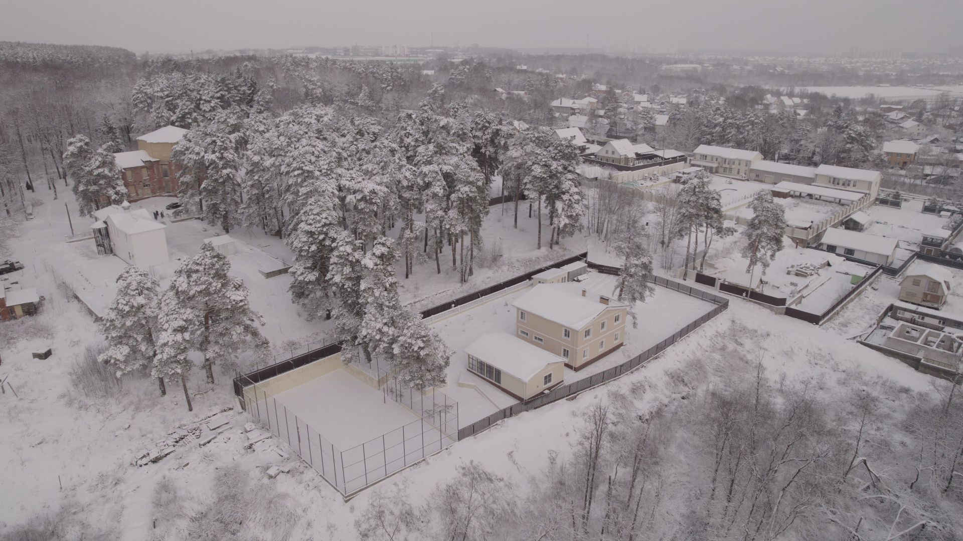 видео с коптера,