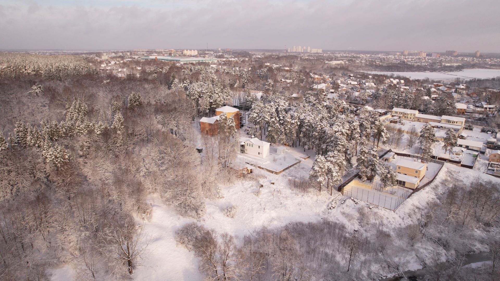 видео с коптера,