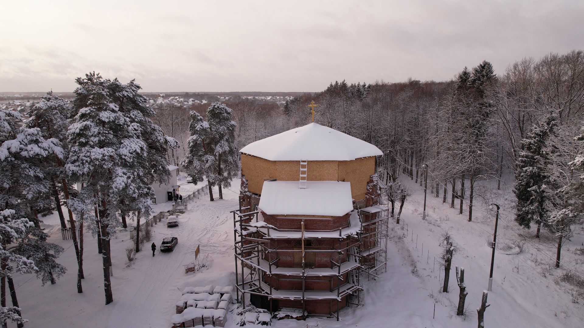 видео с коптера,
