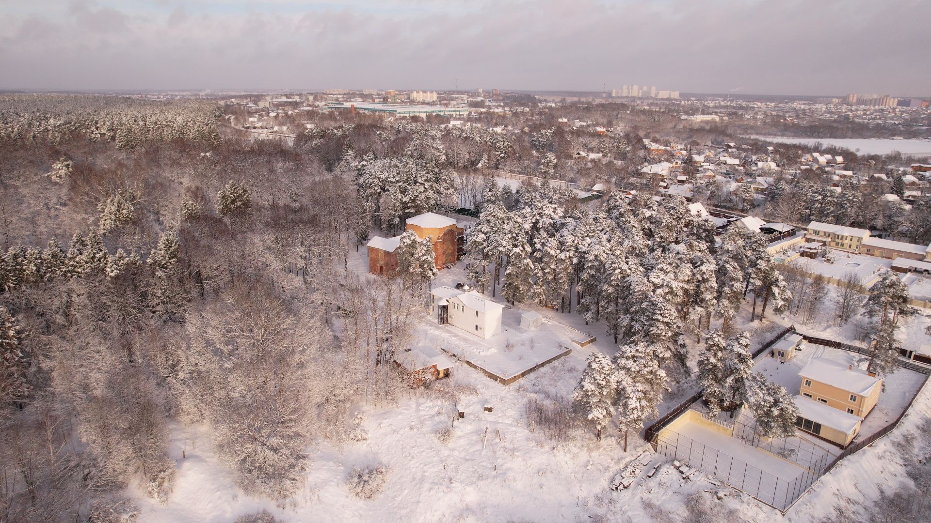 видео с коптера,