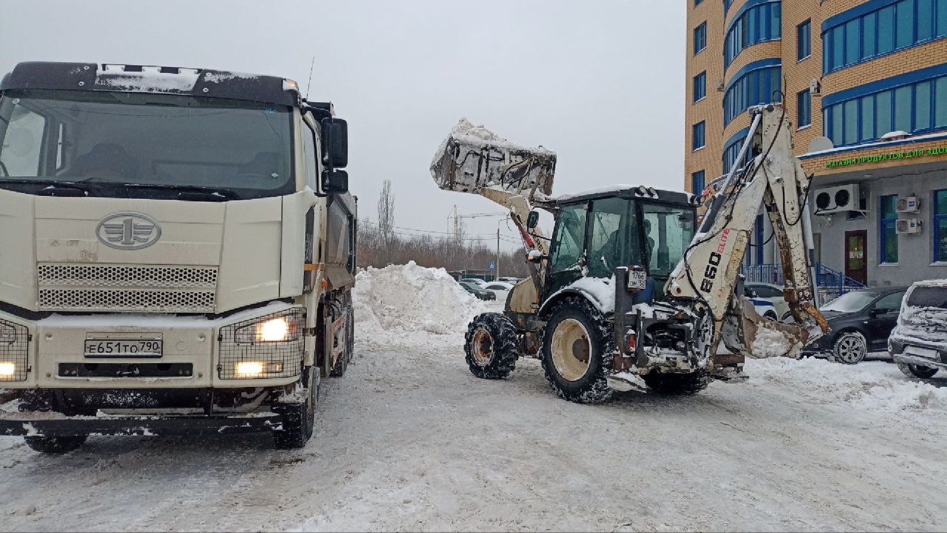 Реутов, жкх, снегопад, циклон Ваня, уборка дорог, тротуары,