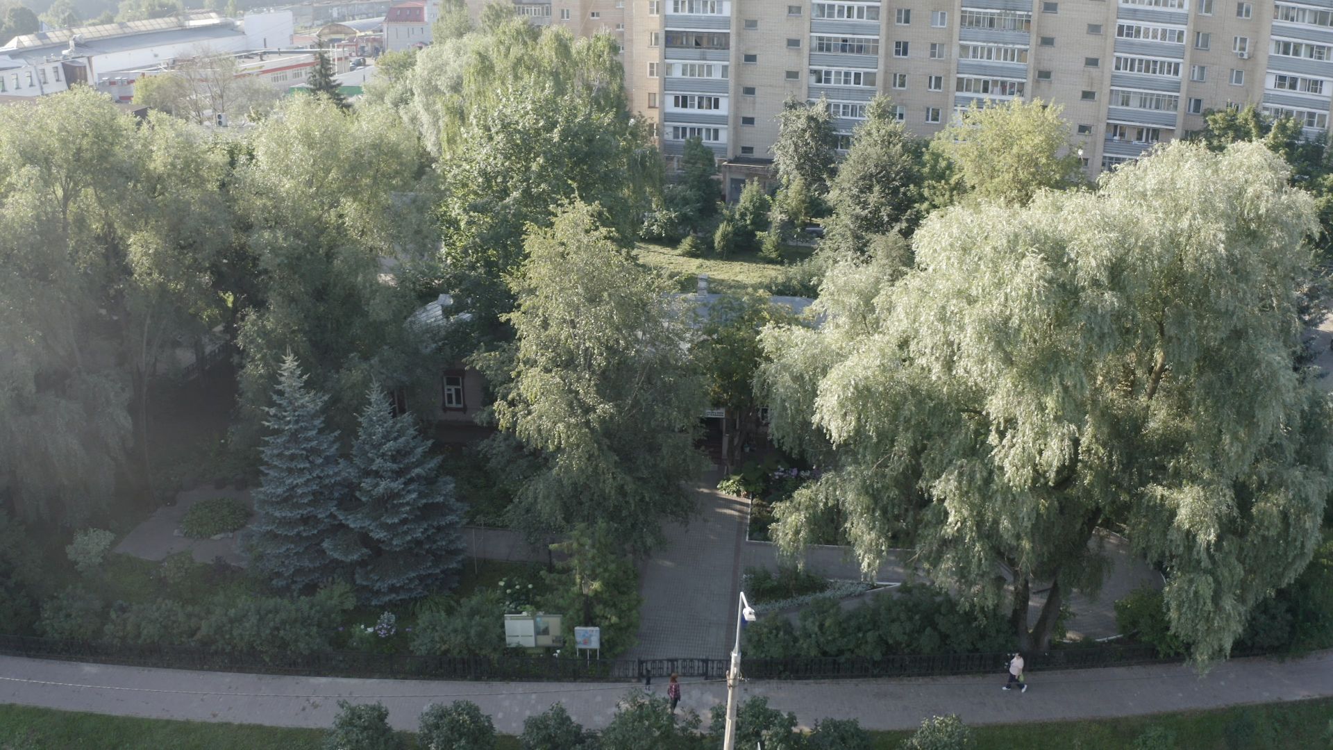 видео с коптера,