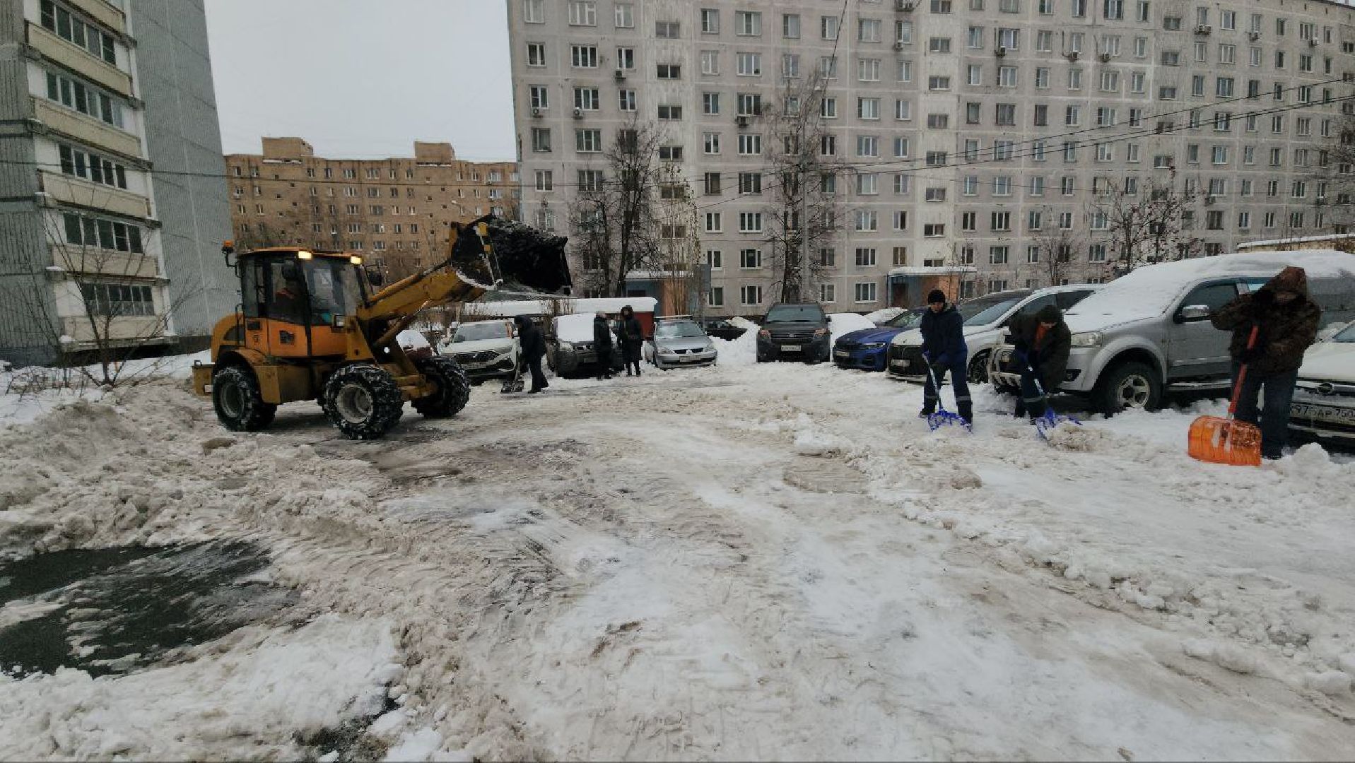 мытищи, Снегопад Ваня, жкх, уборка снега, ГУСТ, циклон ваня, снегопад, московская область,