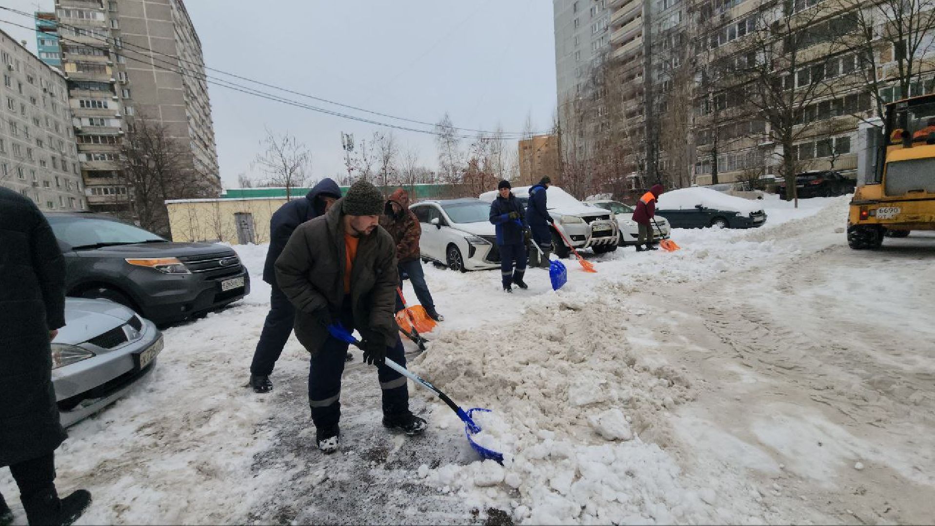мытищи, Снегопад Ваня, жкх, уборка снега, ГУСТ, циклон ваня, снегопад, московская область,