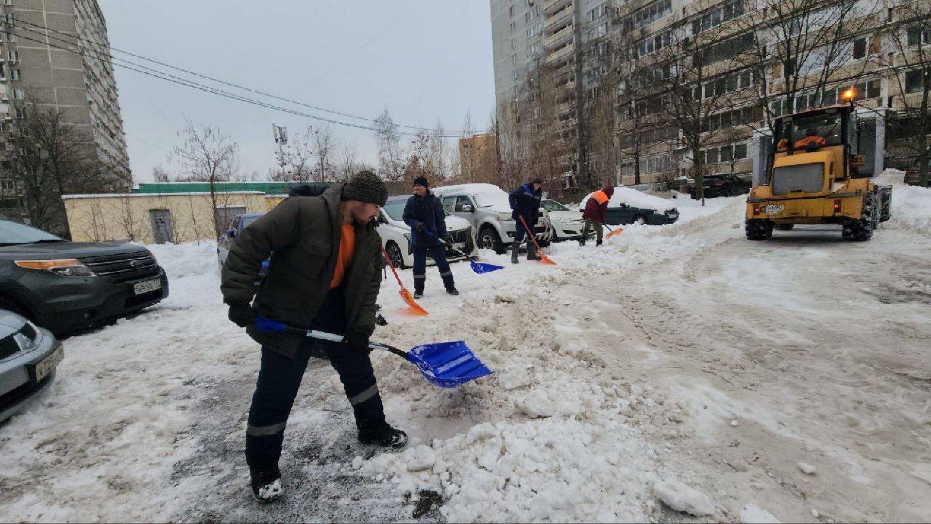 мытищи, Снегопад Ваня, жкх, уборка снега, ГУСТ, циклон ваня, снегопад, московская область,