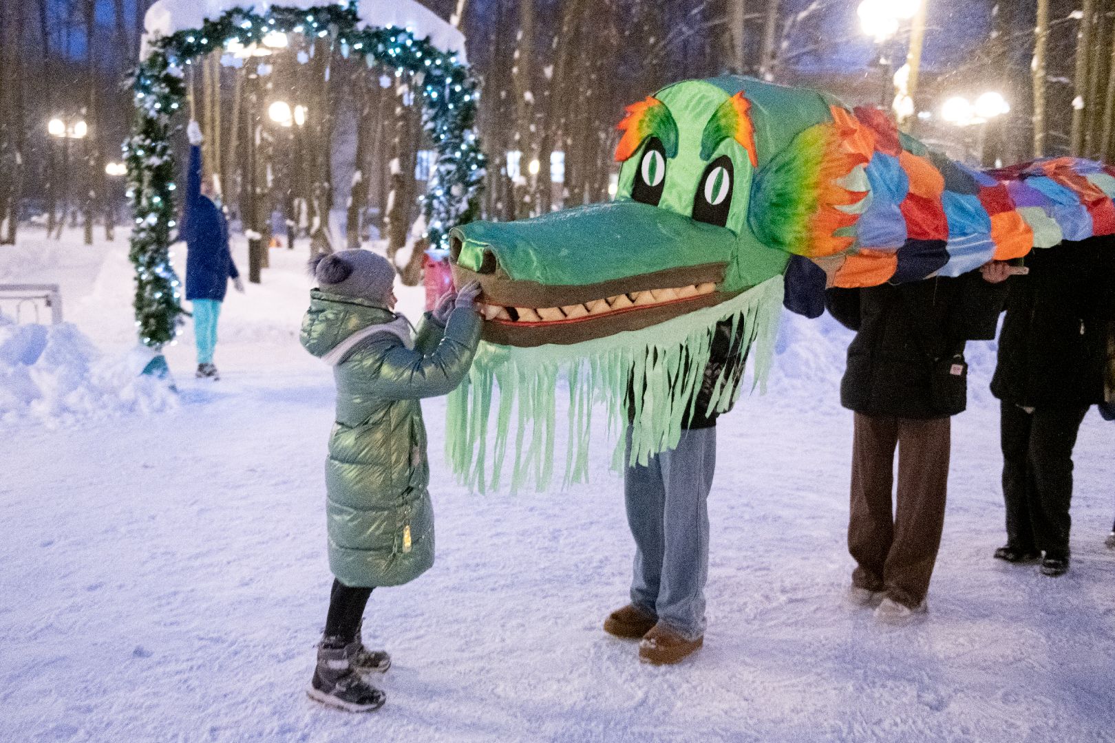 лыткарино, общество, зима в подмосковье, интерактив, новый год, парк,