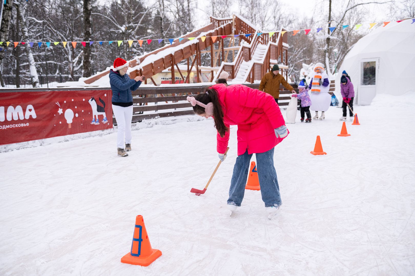 лыткарино, общество, зима в подмосковье, интерактив, новый год, парк,