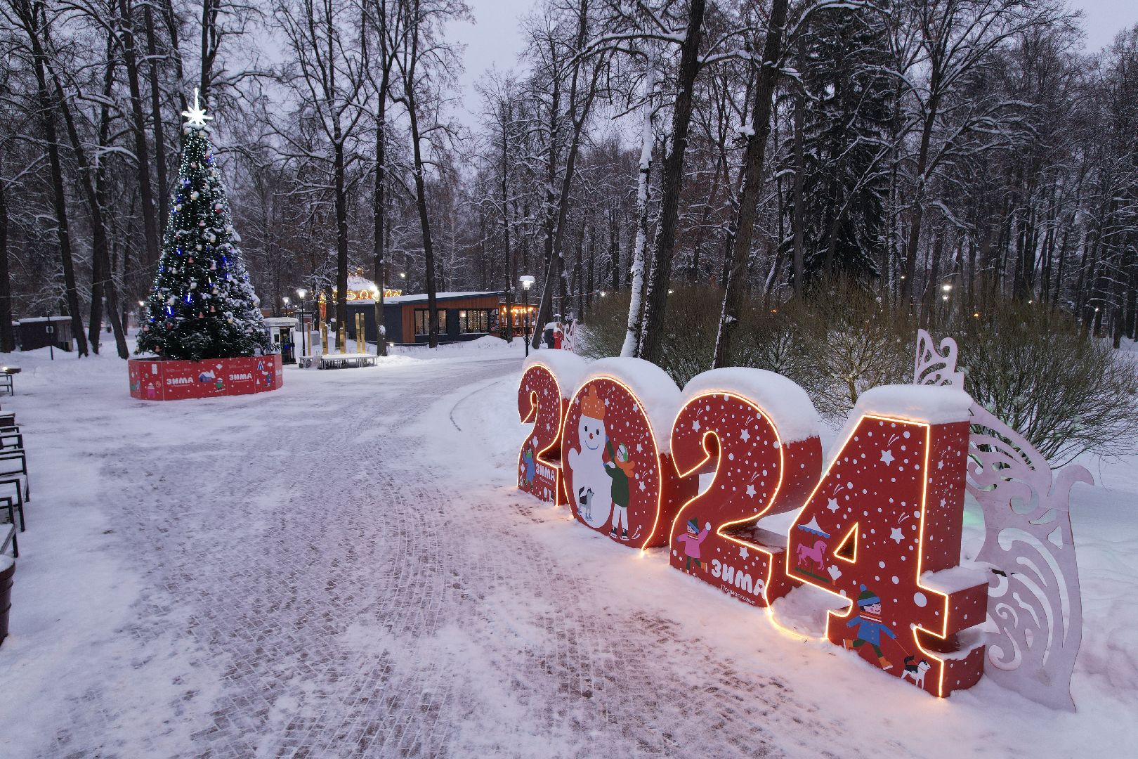 видео с коптера, сергиев посад, каток, благоустройство,
