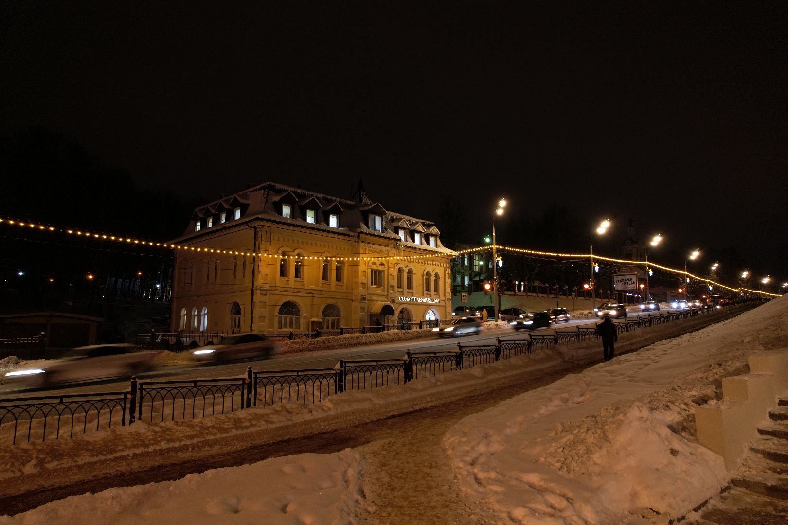 видео с коптера, сергиев посад, зима, благоустройство,