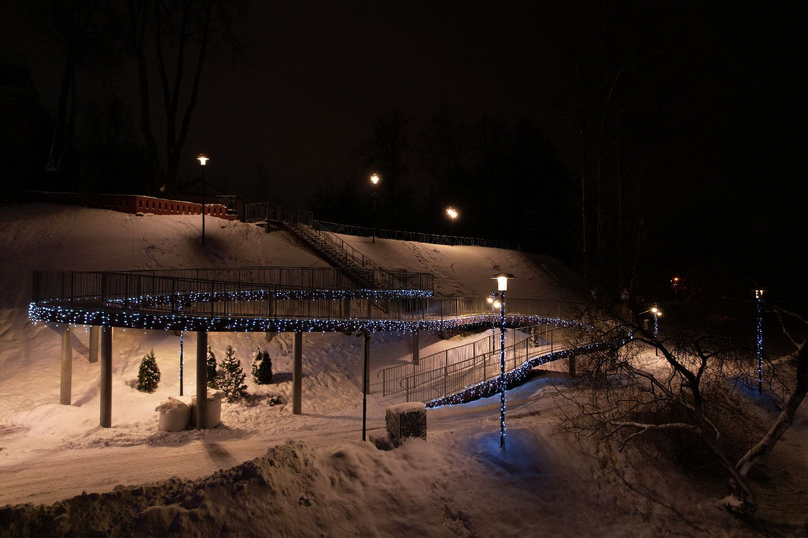 видео с коптера, сергиев посад, зима, благоустройство,