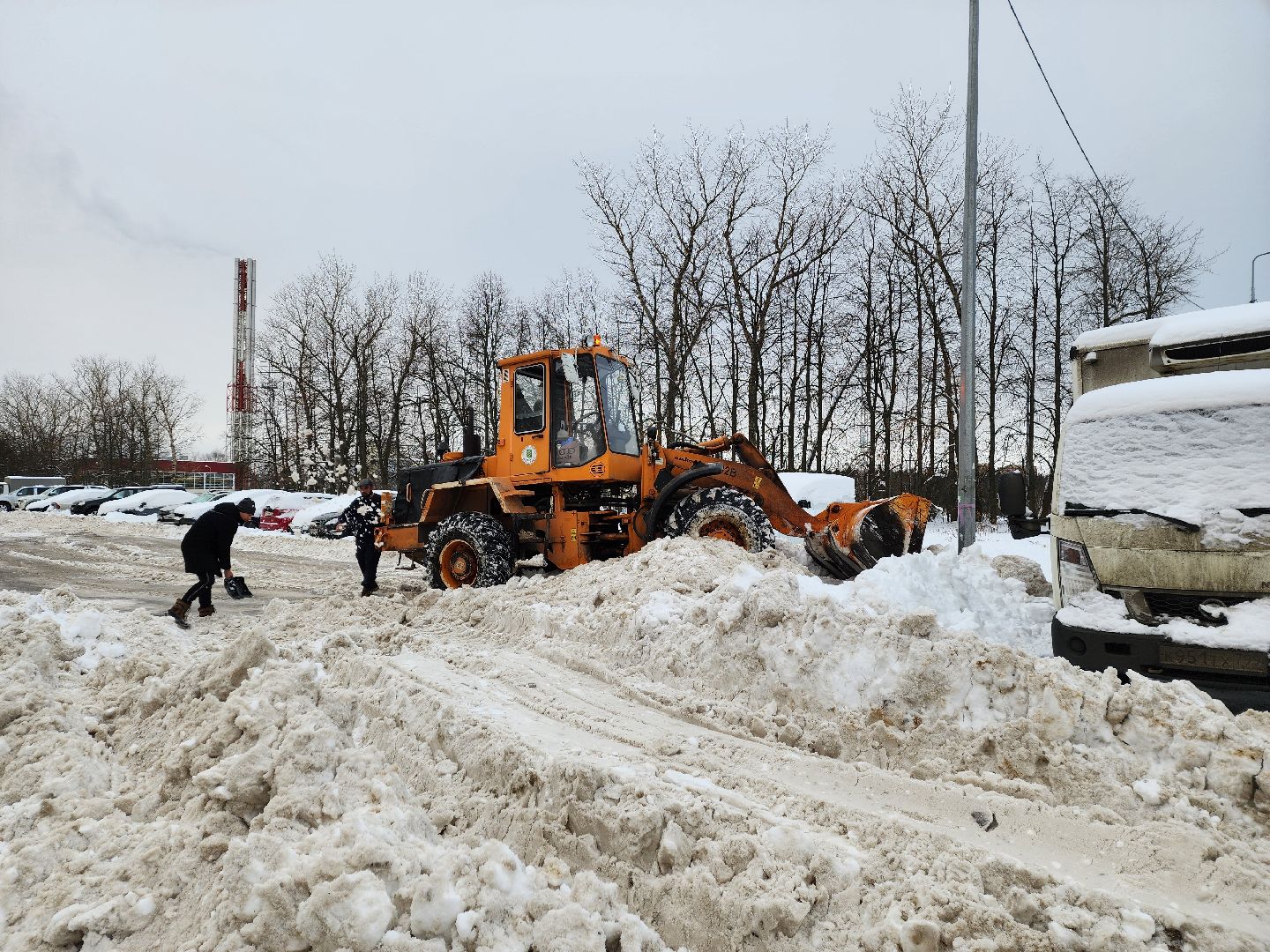 пушкино, снег, благоустройство, уборка территорий,
