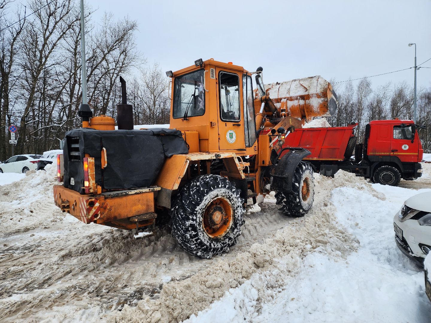 пушкино, снег, благоустройство, уборка территорий,