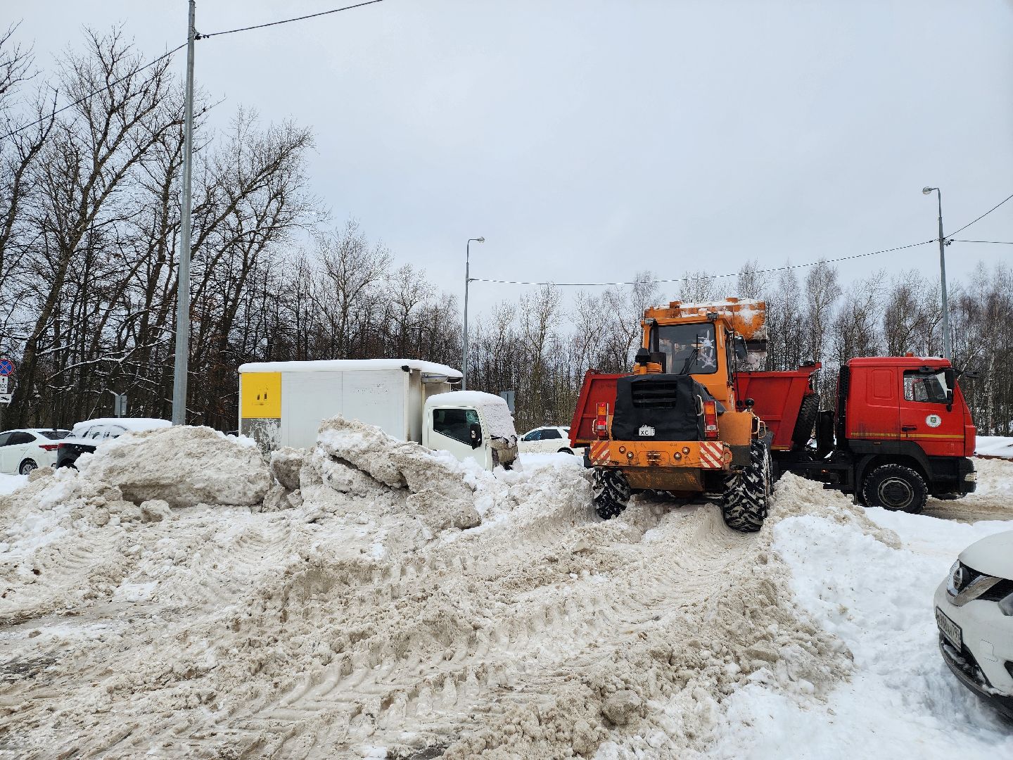 пушкино, снег, благоустройство, уборка территорий,