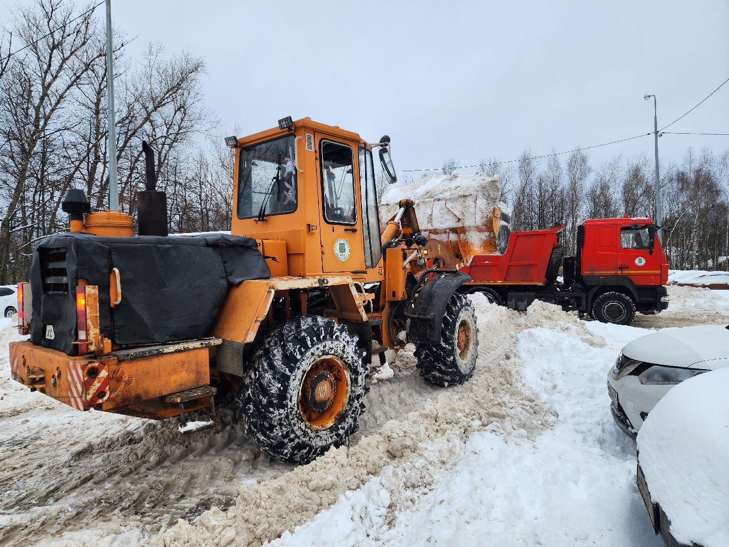 пушкино, снег, благоустройство, уборка территорий,
