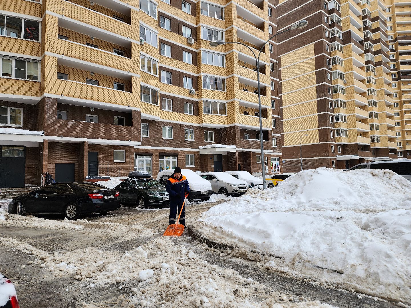 пушкино, снег, благоустройство, уборка территорий,