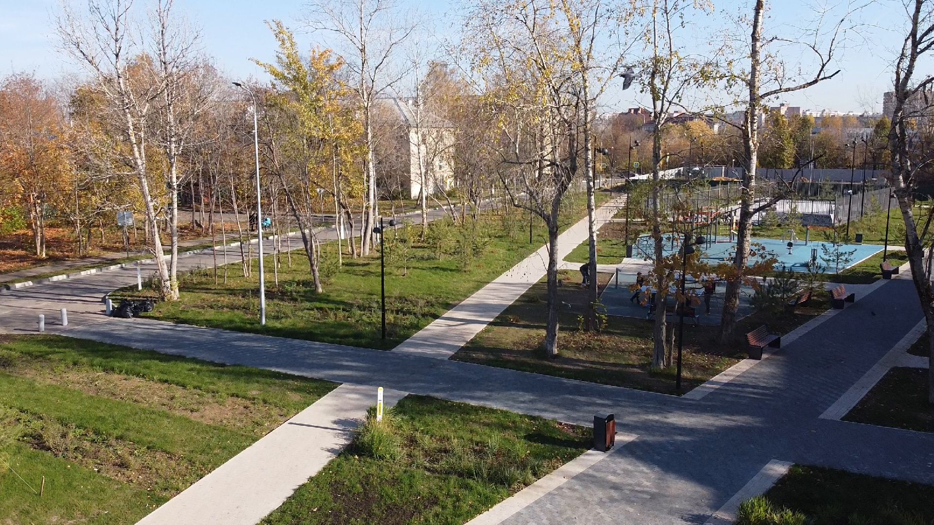 видео с коптера,