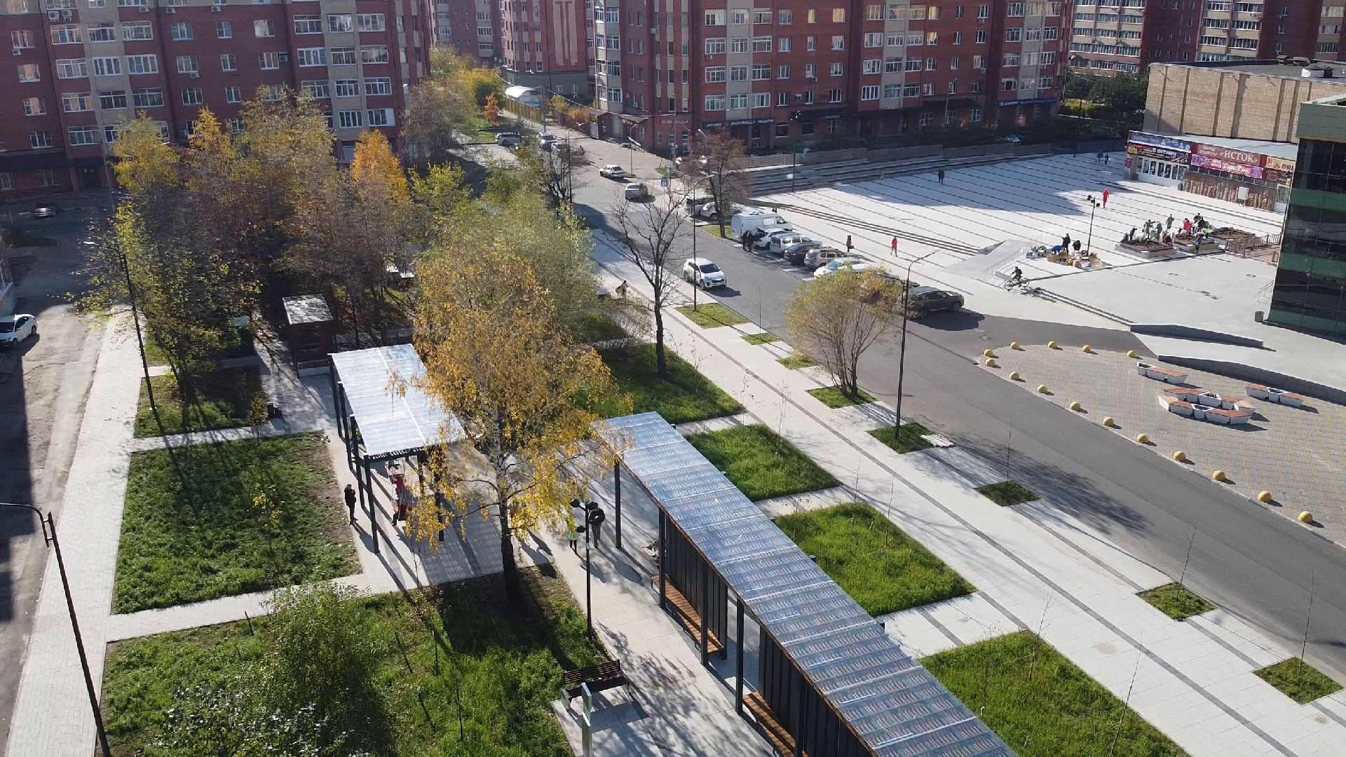 видео с коптера,