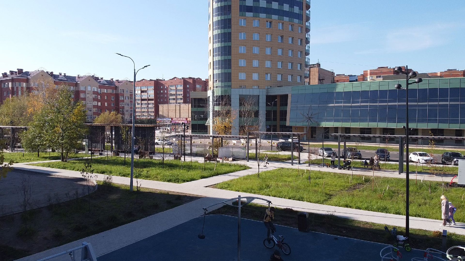 видео с коптера,